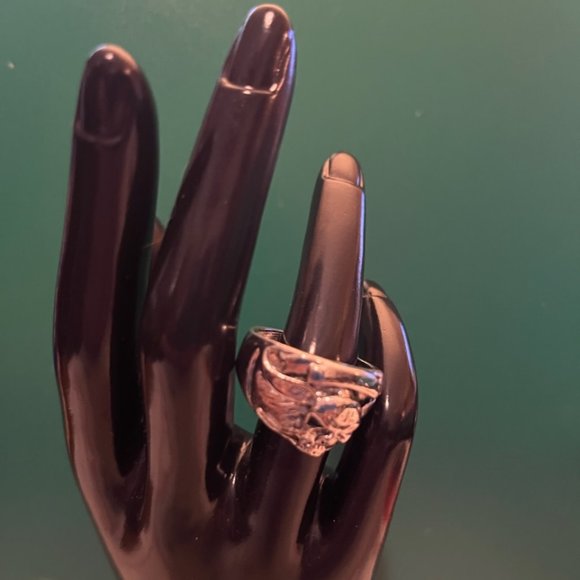 Small Skull Biker's Ring - Picture 1 of 1